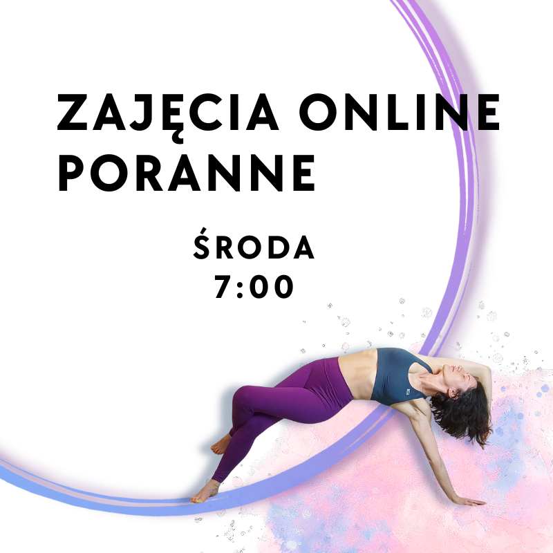 3 zajęcia jogi poranne online - środa 7:00