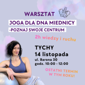 joga dla dna miednicy z moja joga Gabi
