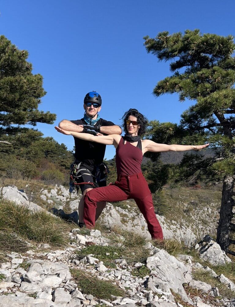 Moja joga i Piotr ma via Ferratach